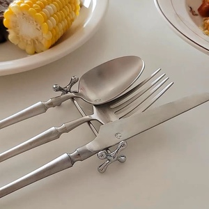 创意金属家用厨房餐桌筷子刀叉勺收纳架餐具托韩式