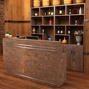 收银店台酒柜酒组合展示柜餐饮水烧烤火锅饭一体餐厅餐馆0人付款398