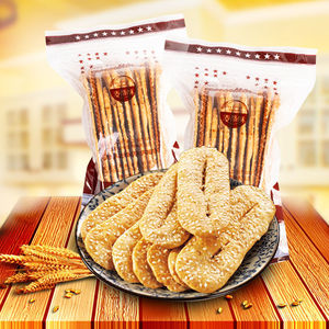 麦蒂酥袜底酥酥脆饼香脆芝麻薄饼糕点心下午茶南通特产红零食品