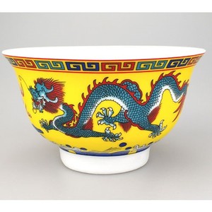 龙碗顶舞碗蒙古民族跳舞碗复古米饭大碗酥油茶陶瓷奶茶碗舞蹈汤碗