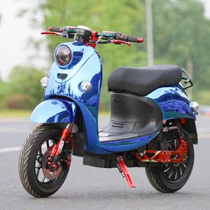 小龟王120v一体仓爆改电动摩托车72v96v成人踏板电瓶车高速电摩