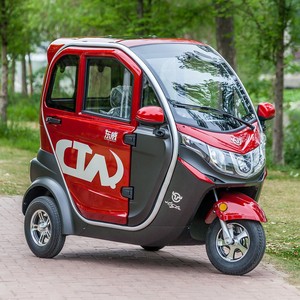 东威a6l电动三轮车全封闭式城市休闲代步接送小孩子成人家用锂电