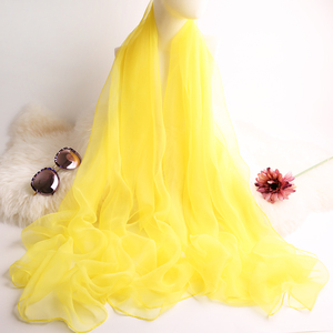 超薄丝巾夏冰丝海边雪纺g超大纯色沙滩纱巾丝巾防晒大披肩百搭