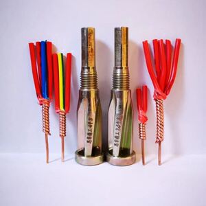 恩华自动剥皮并线神器电工v电线并头打头自动绕线器45号钢机加工