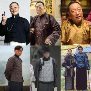 影视古装民国老爷剧组群演掌柜富商长衫长袍马褂影楼写真全家福