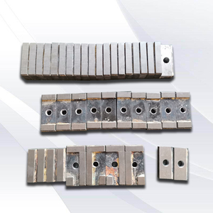 嘉特晨龙锯力煌锯床配件4028导向头合金夹片锯条夹紧x块钨钢耐磨