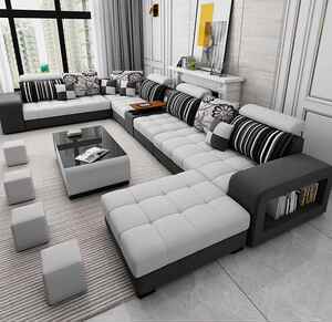 4米新款客厅沙发组合套装沙发茶几电视柜客厅2021年家具长