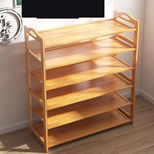 鞋架多层防尘楠竹门口组装鞋架简易家用收纳鞋柜实木收纳鞋架子置