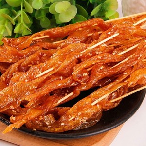 火爆素鸡翅辣条老式大辣串儿时怀旧休闲零食小吃豆皮大豆素肉88克