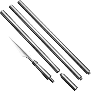 ffnknk旗舰店天猫二合一不锈钢组合武术少林棍棒子车