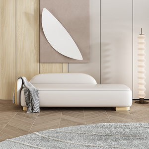 简约现代床尾凳衣帽间沙发凳卧室床榻意式床边凳长条凳入户换鞋凳