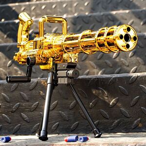 黄金加特林琳儿童玩具枪大菠萝软弹枪仿真吃鸡装备男女孩子可射击