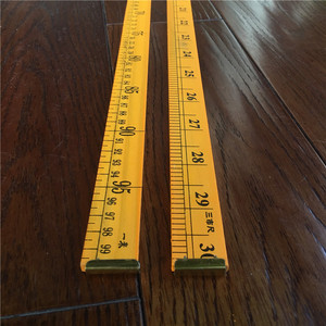天猫竹子裁剪尺子教学量衣尺教尺裁缝尺竹制一米尺长diy教具环保木尺4