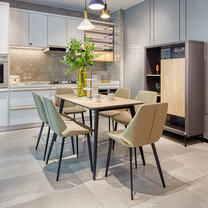 仁豪 餐桌 意式极简轻奢餐桌椅组合现代简约餐厅家用小户型