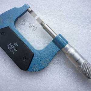 新品青海青量叶片千分尺025100125 外径千分尺 刀口厚度04 075mm