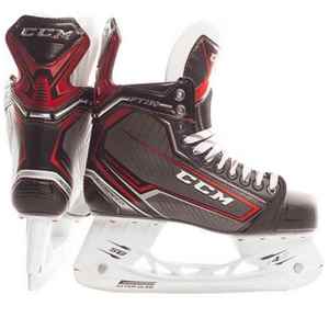 ccm冰球鞋青少年390冰刀鞋滑冰鞋溜冰鞋带透气孔比赛级冰球鞋儿童