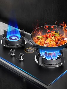 美大生活煤气灶家用双灶台式嵌入式两用天然气燃气灶液化气猛火炉