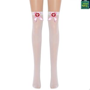 LAdies fAshion stockings长筒袜丝袜大腿袜女士蝴蝶结十字护士袜