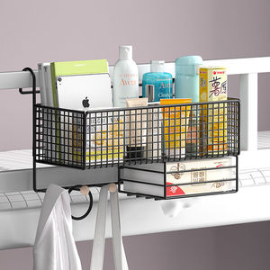 床头置物架收纳大学生宿舍神器女生寝室床上住校上铺下铺床边挂篮