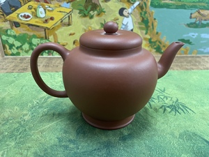 宜兴原矿半手红清水泥南州高士宫灯紫砂壶