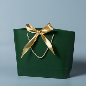 iins礼品袋现货定制护肤品手提袋服装包装袋纯色圣u诞礼物小袋子s