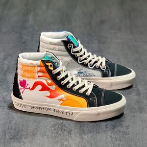 vans sk8-hi korea红蓝拼接鸳鸯虎纹刺绣联名限定vn0a32qg9hw0人付款