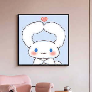可爱玉桂狗 儿童简约卡通diy数字油彩画三丽鸥动漫创意礼物送闺蜜