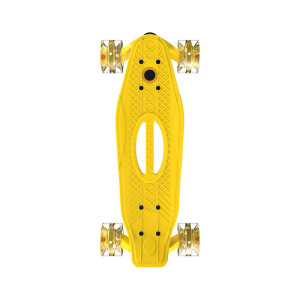 往事随风而去1919淘宝单翘pp塑料四轮滑板 青少h年小鱼板滑板定制