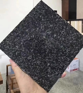 天然花岗岩大理石材芝麻黑火烧板光面钟山青麻石板材g654广场地砖