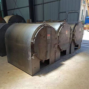 木材小型卧式炭化炉家用环保树木碳化炉原木炭化设备烧炭机0人付款40