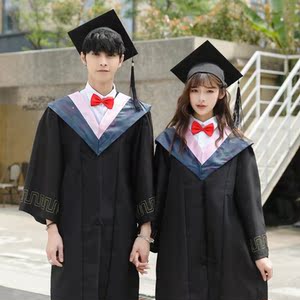 学士服大学生男女毕业照服装礼服高中工科文科博士硕士研究生学位
