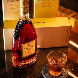 tt法国原瓶进口威爵vsop白兰地洋酒350毫升7两装组合礼盒装畅饮装