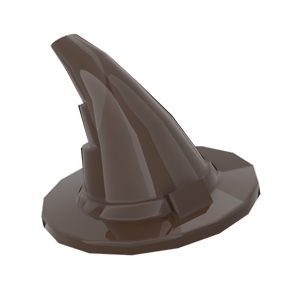 砖块馆MOC 6131 中国国产小颗粒拼插积木 人仔尖顶魔法帽 巫师帽