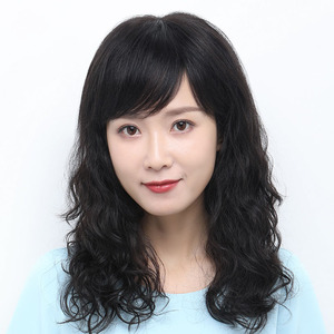 00佰丝堂哈顿专卖店天猫假发女长发真发卷发中老年妈妈发套羊毛卷
