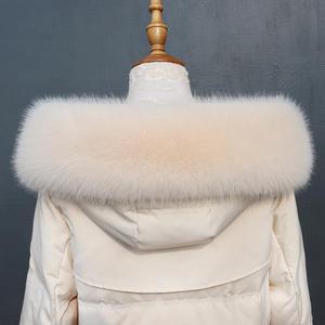 新款毛领单卖真狐狸毛貉子毛毛领子帽条羽绒派克衣服假领通用女