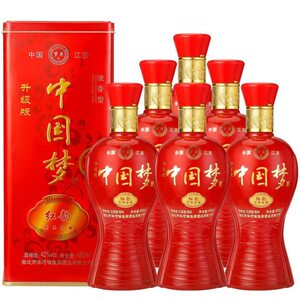 中国梦白酒红色