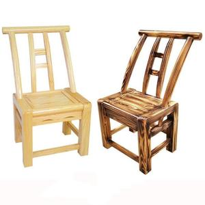 农村传统老式松木椅子家用实木靠背椅农家乐餐椅儿童木质换鞋喂奶