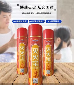 中昊灭火宝车载家用耐高温手持式无毒高效环保水基灭火器