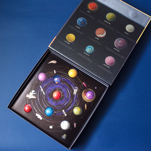 儿童太阳系八大星空星球巧克力高档礼盒装送男女友生日圣诞节礼物