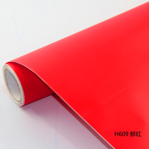 不干胶刻字鲜红色墙纸墙贴哑光翻新j背胶即时贴纯色家具贴纸