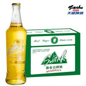 天湖6.8度施泰克450ml/6瓶玻璃瓶德国高端小麦王精酿啤酒特价