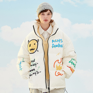 宋亚轩同款achs awake觉醒青年恐龙加厚羽绒服男冬季情侣外套女潮