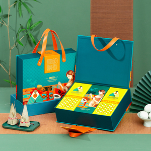 2024端午节礼盒高级感粽子礼品包装盒设计接受定制空盒国潮礼物盒