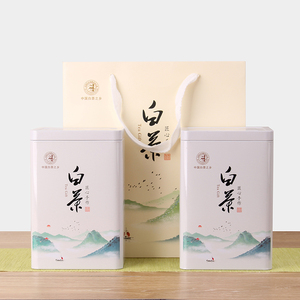 茶叶罐铁罐空罐半斤一斤装福鼎白茶白毫银针安吉白茶散装铁盒罐子