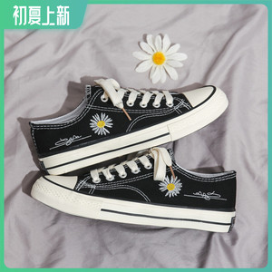 star匡威1970s春季小雏菊低帮帆布鞋男潮鞋休闲板鞋学生韩版潮流