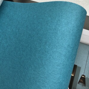 孔雀蓝中国红色丝绒墙布料故宫28米庆典舞台展厅影城结婚背景壁布