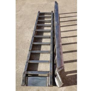 制挖掘叉车梯拉机防滑爬拖上车农用p跳板强台力式车梯