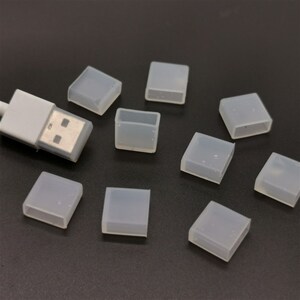 usb公插端盖子电脑数码接口防z尘塞 u盘保护套防尘盖防水防刮伤