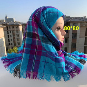 方头巾冬季中年保暖农村妇女下地干活劳保方围巾妈妈婆婆围巾表演