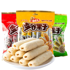 米老头多谷果子100g1包能量棒夹心米果糙米卷休闲零食早餐代餐
